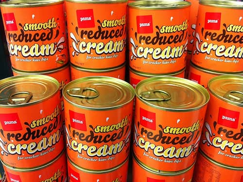canned reduced cream