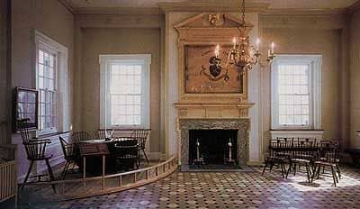 The foyer at Carpenter's Hall