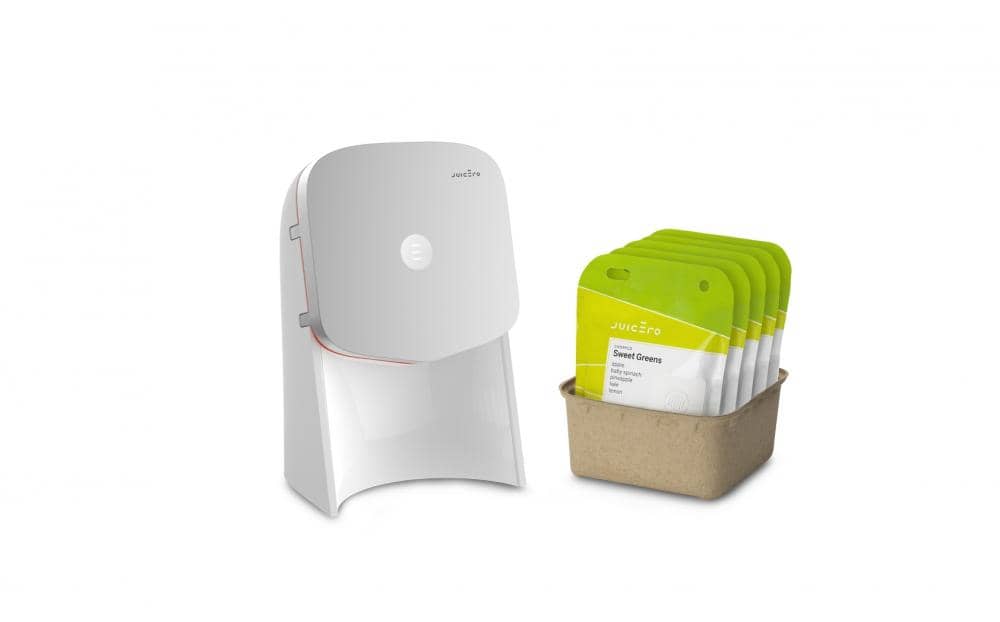 juicero equipment and patented juice pulp packs