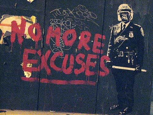 no more excuses graffiti
